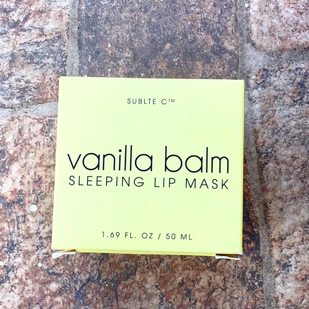 New, Jean Pierre Vanilla balm Sleeping Lip Mask
